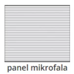 Brama garażowa Gerda CLASSIC- mikrofala, S, L panel - szerokość 4505-4625mm