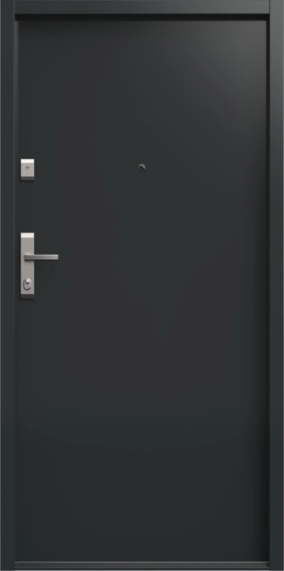 Drzwi Gerda Premium 60 RC3 80 Prawe Antracyt z montażem