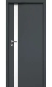Drzwi wewnętrzne POL-SKONE CREATO A01 szyba laminowana biały mat